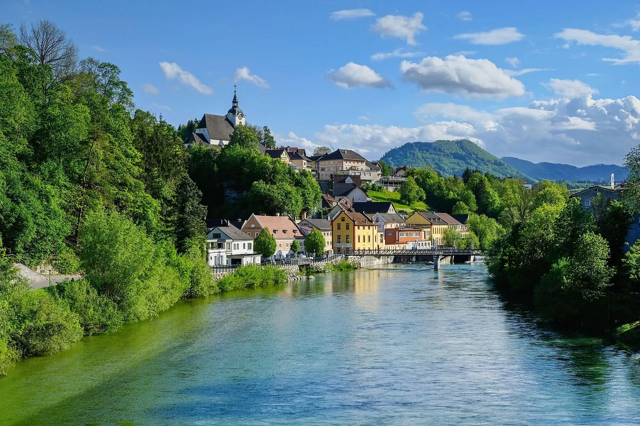 nature, landscape, location, flow, location view, coloured, multicoloured, colourful houses, location, location, location, location, location